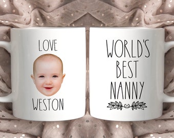 World's Best Nanny Coffee Mug, Nanny Gifts, Nanny Mug, Nanny Birthday Gift, Best Nanny Gift, A Perfect Mug Gift For Nanny