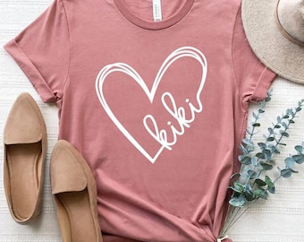 Kiki Heart Shirt, Kiki Sweatshirt, Gift Kiki, Cute Kiki Shirt, Idea Gift For Kiki, Grandma Gift, Gift Christmas, Birthday