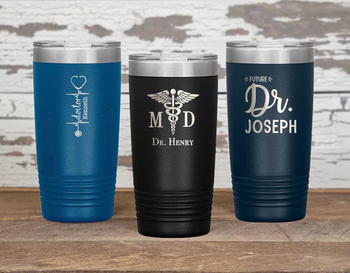 Personalized Doctor Tumbler - Engraved Tumbler - Future Doctor