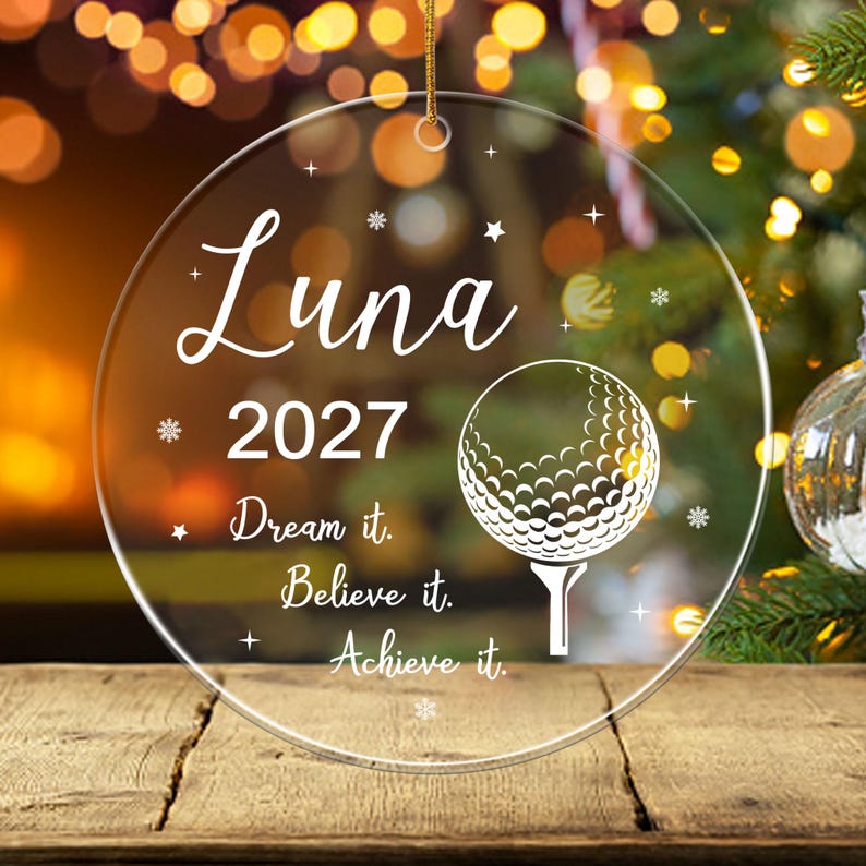 Golf Ornament, Golfer Ornament, Golfing Ornament, Golf Gifts for Kids