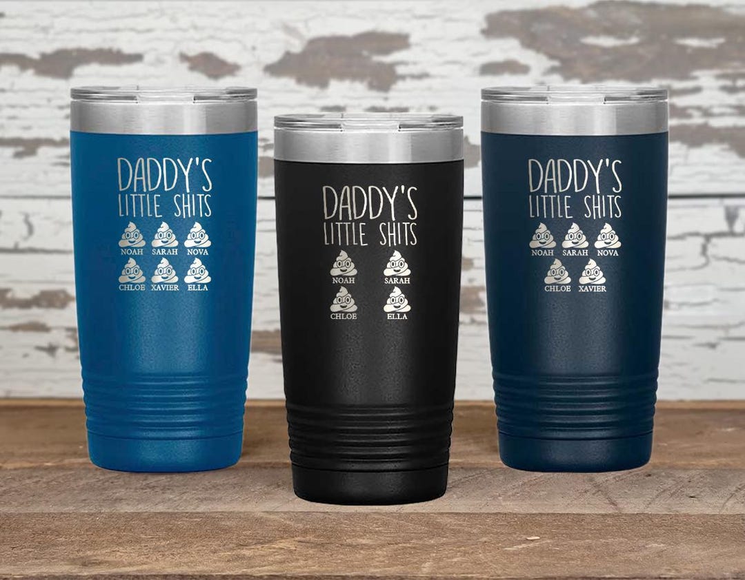 Personalized Daddy's Little Tumbler, Birthday Gift for Dad, Gift