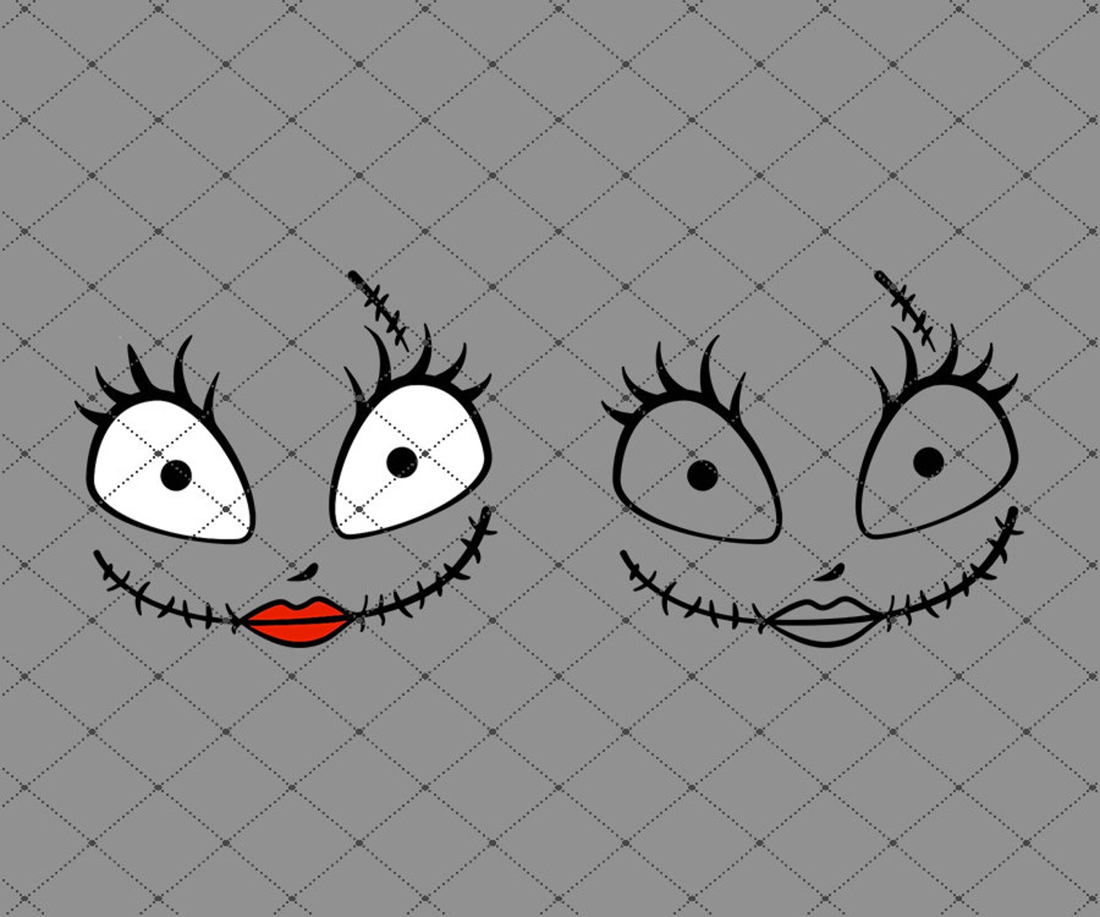 Sally Face Svg Nightmare Before Christmas Svg Sally Svg  Etsy