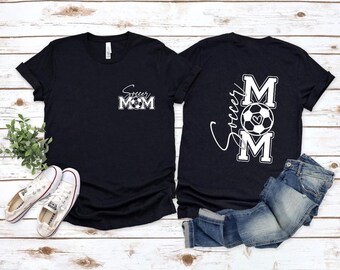 Soccer Mom T shirt, Soccer Mom Sweatshirt, Gift for Player Mom, Soccer Player Gift, Soccer Lover Mom Hoodie, Soccer Lover Gift