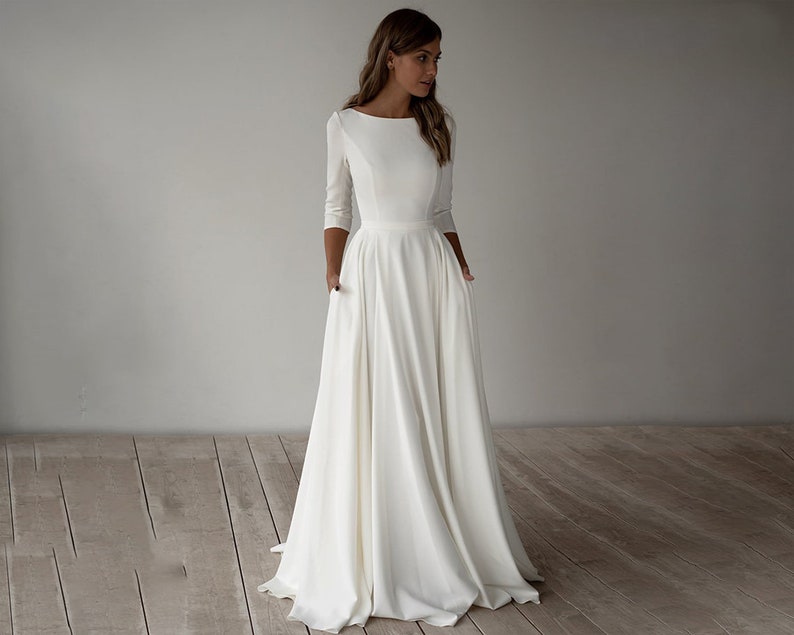 simple lds wedding dresses