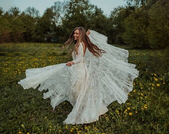 V Back Wedding Dress | Etsy