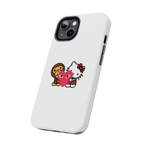 Kawaii Phone Case, Hello Kitty and Bape Collab, Cute iPhone Cover, Trendy Protective Case, Streetwear Accessories image 7