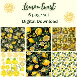 Download digitale di 6 pagine di Lemon Twist