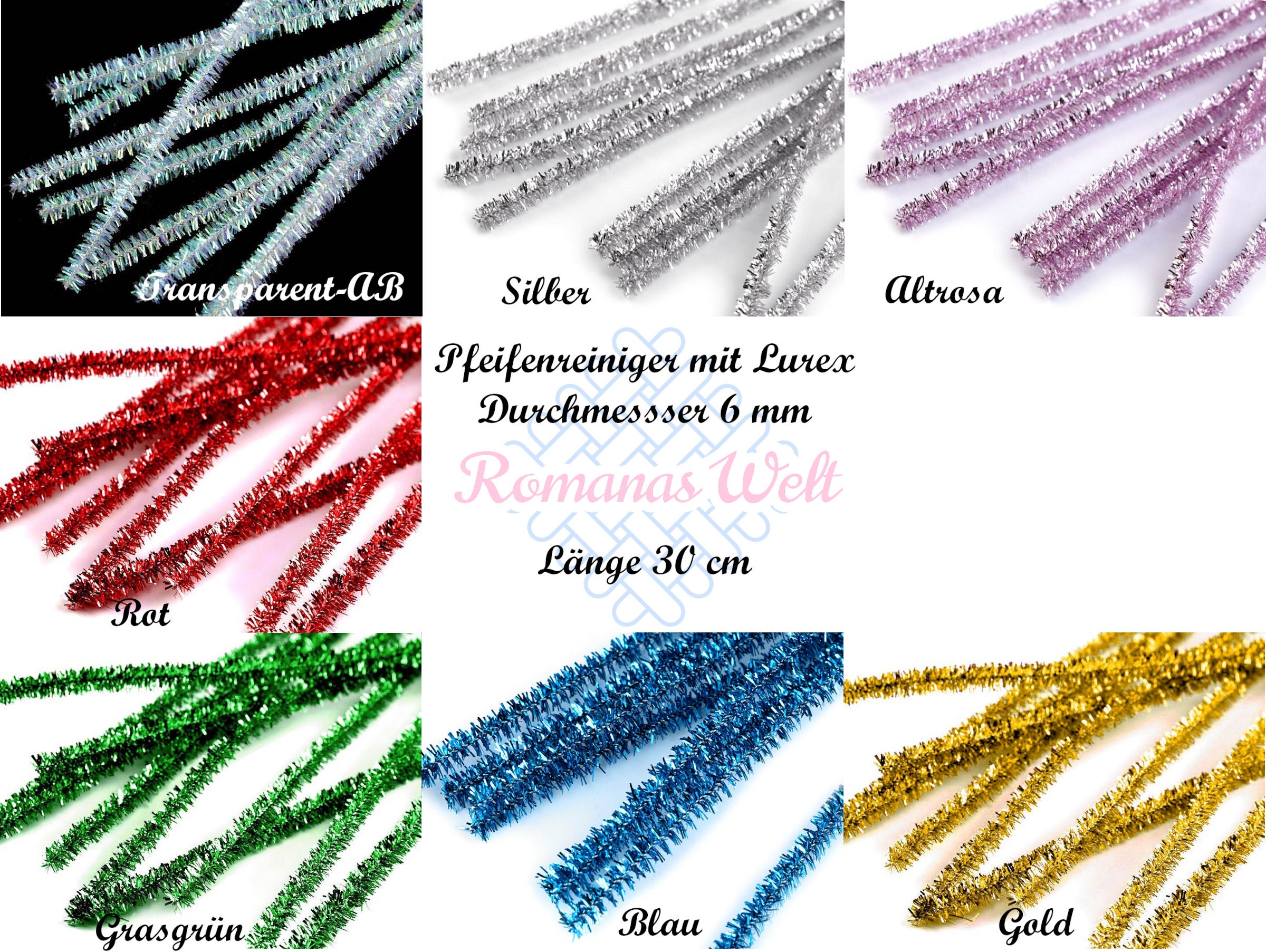 Chenille Stems 100 Pack (Pipe Cleaners)