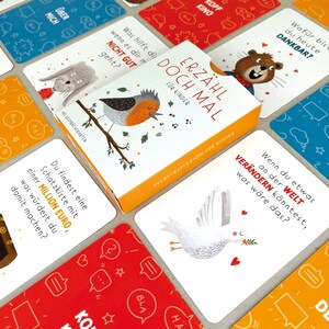 40 Gesprächskarten Familie | Erzähl doch mal Kinder | Reflexionskarten | Fragekarten für Kinder | Selbstreflexion | Format DIN A7