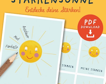 Strengths Sun – &quot;My Strengths&quot; to fill out | PDF Download