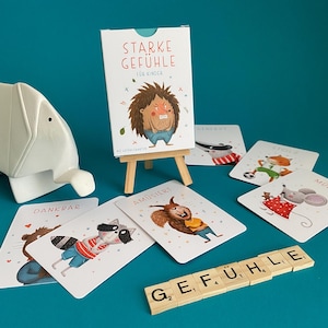 Gefühlskarten für Kinder – 40 Karten zum Gefühle erkennen & benennen