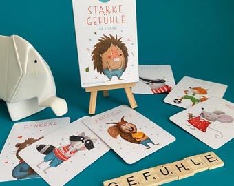 Feeling Cards for Children | Learn to Understand & Name Feelings | Explain Emotions Through Play | Hand-Drawn | Ages 3 and Up