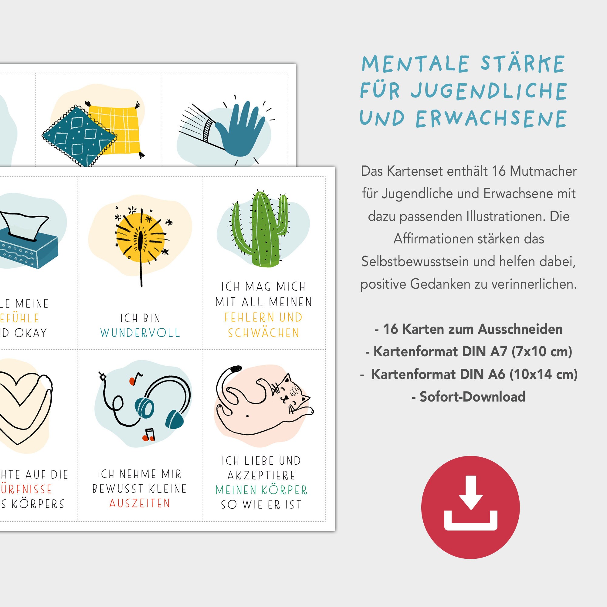 16 Lustige Affirmationskarten Mit „Sweary“-Sprächen – Motivierende Geschenke Für Erwachsene & Teens