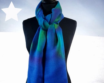 Scarf - Blue Shawl / Scarf - Pure Wool