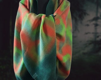 Scarf - Green Scarf / Shawl - Pure Wool