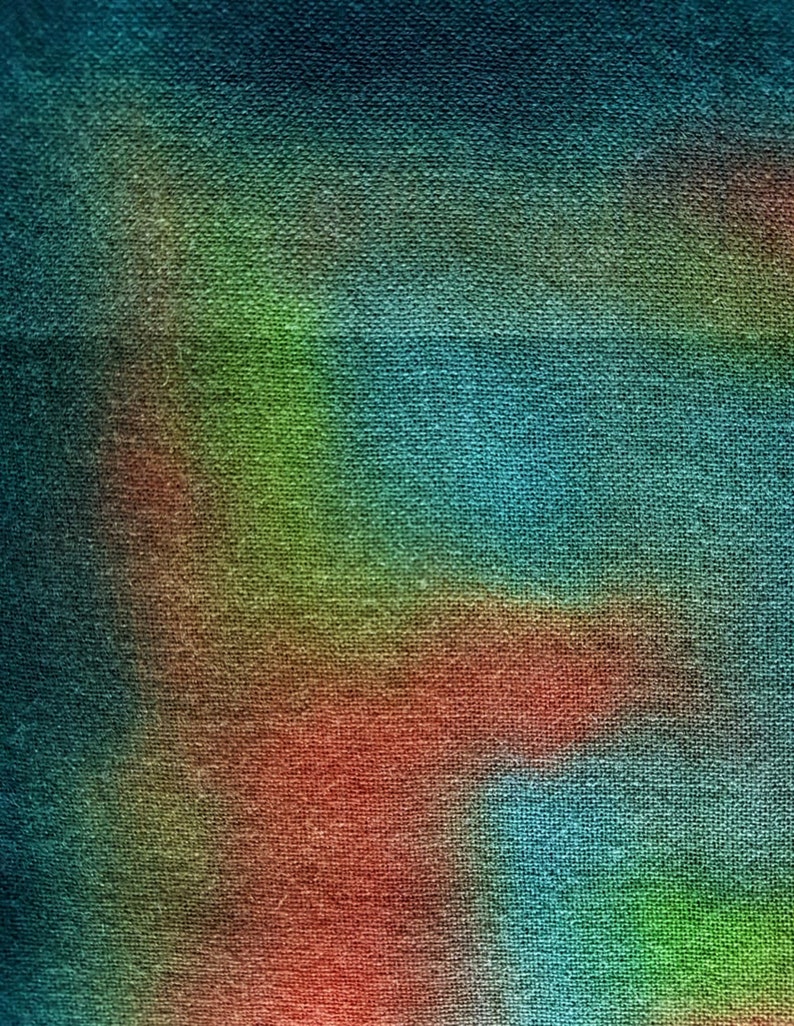 Scarf Scarf / Green shawl Pure Wool image 8