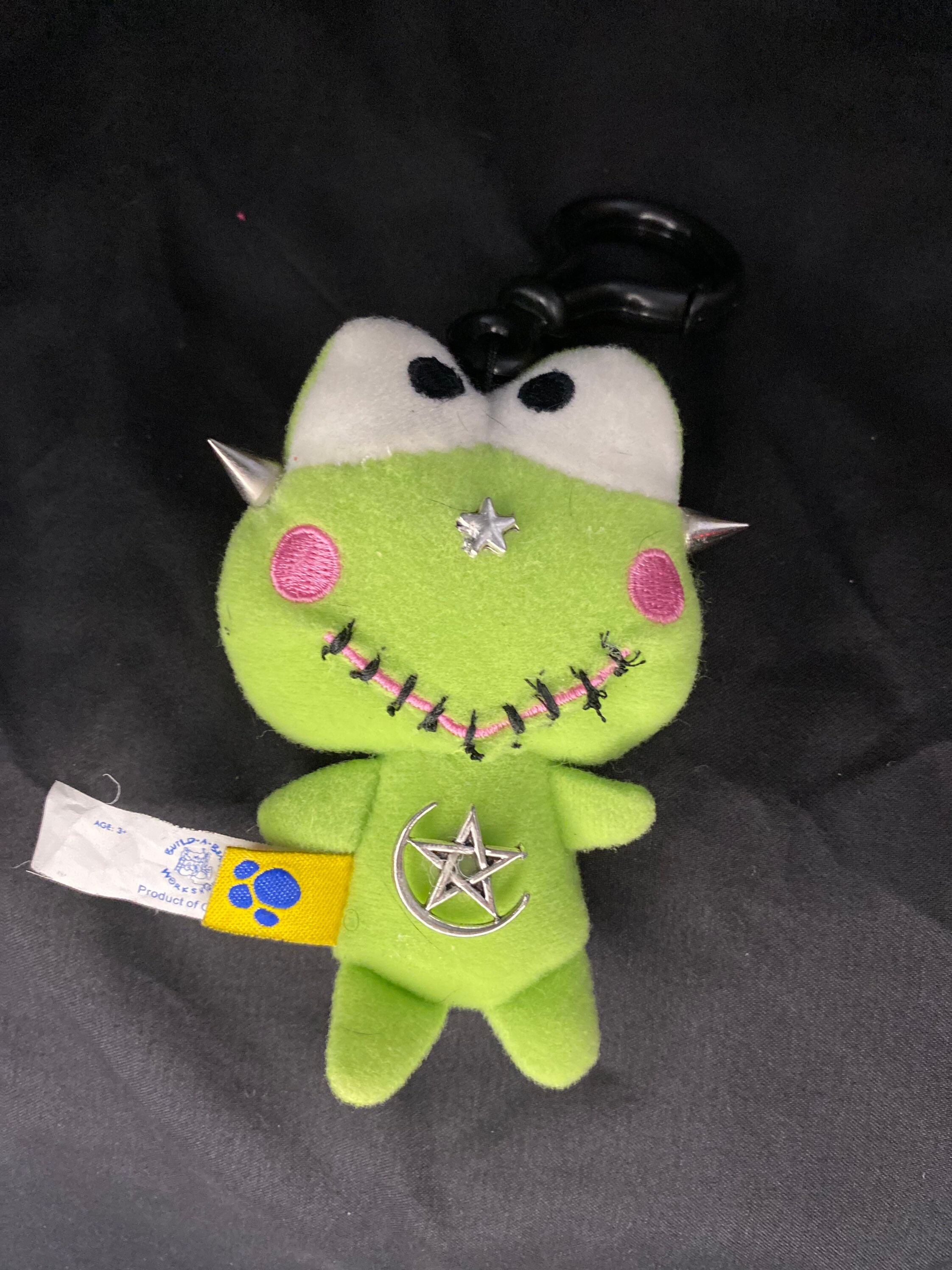 Keroppi Sanrio Hello Kitty Frog Plush Keychain Etsy