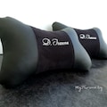 Custom Handmade Car Neck Pillow: Alcantara Leather Lumbar Support product logo