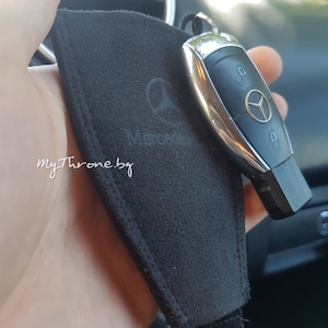 Custom Alcantara Key Case Handmade Personalized Keychain