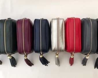 Leather Cross body Bag | Darker Colours