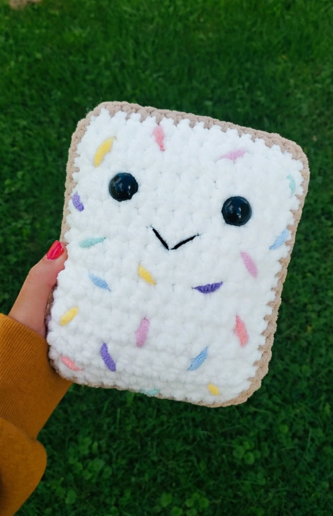 Crochet Toaster Pastry Plushie Etsy