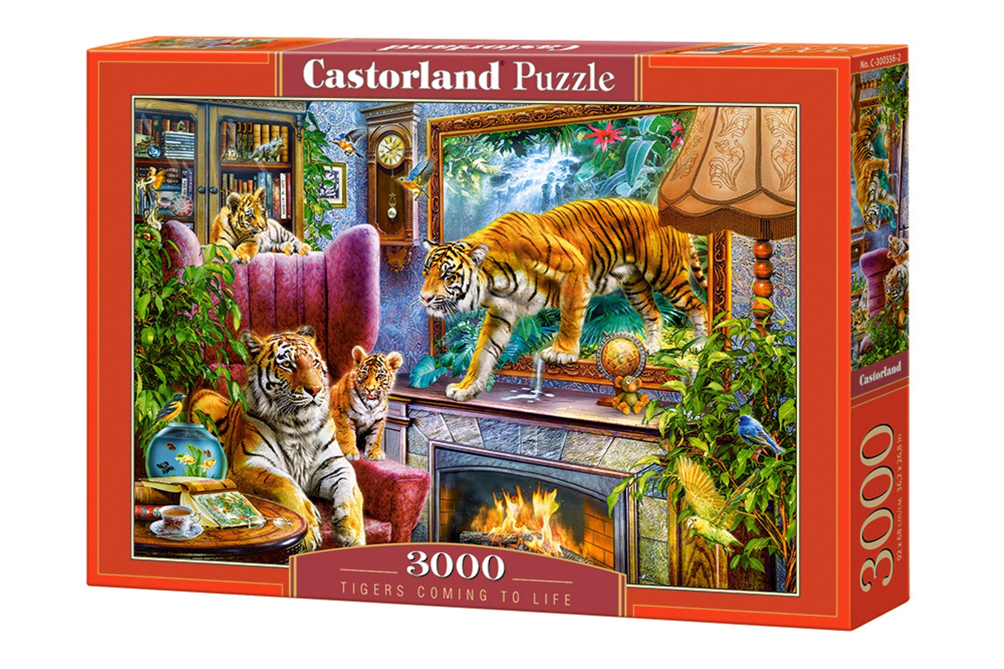 New 3000 Pieces pcs pc Puzzle jigsaw Castorland Tigers Comming Etsy