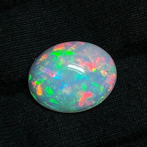 10x12mm Opal -Natural Ethiopian Fire opal- White Opal - Welo fire opal - October birthstone - Opal Stone-Opal Cabochon -Loose Opal- gifts