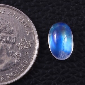 11x7mm Moonstone- Rainbow Moonstone- oval Shape Moonstone- Malibrated Moonstone- Flatback Cabochon- Natural Gemstone- Blue Fire Moonstone