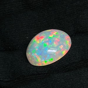 9x11mm Opal -Natural Ethiopian Fire opal- White Opal - Welo fire opal - October birthstone - Opal Stone-Opal Cabochon -Loose Opal- gifts