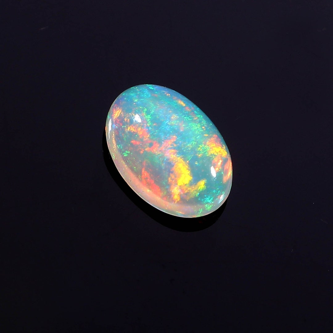 Cabochon opale naturelle australienne, pierre précieuse lâche de forme