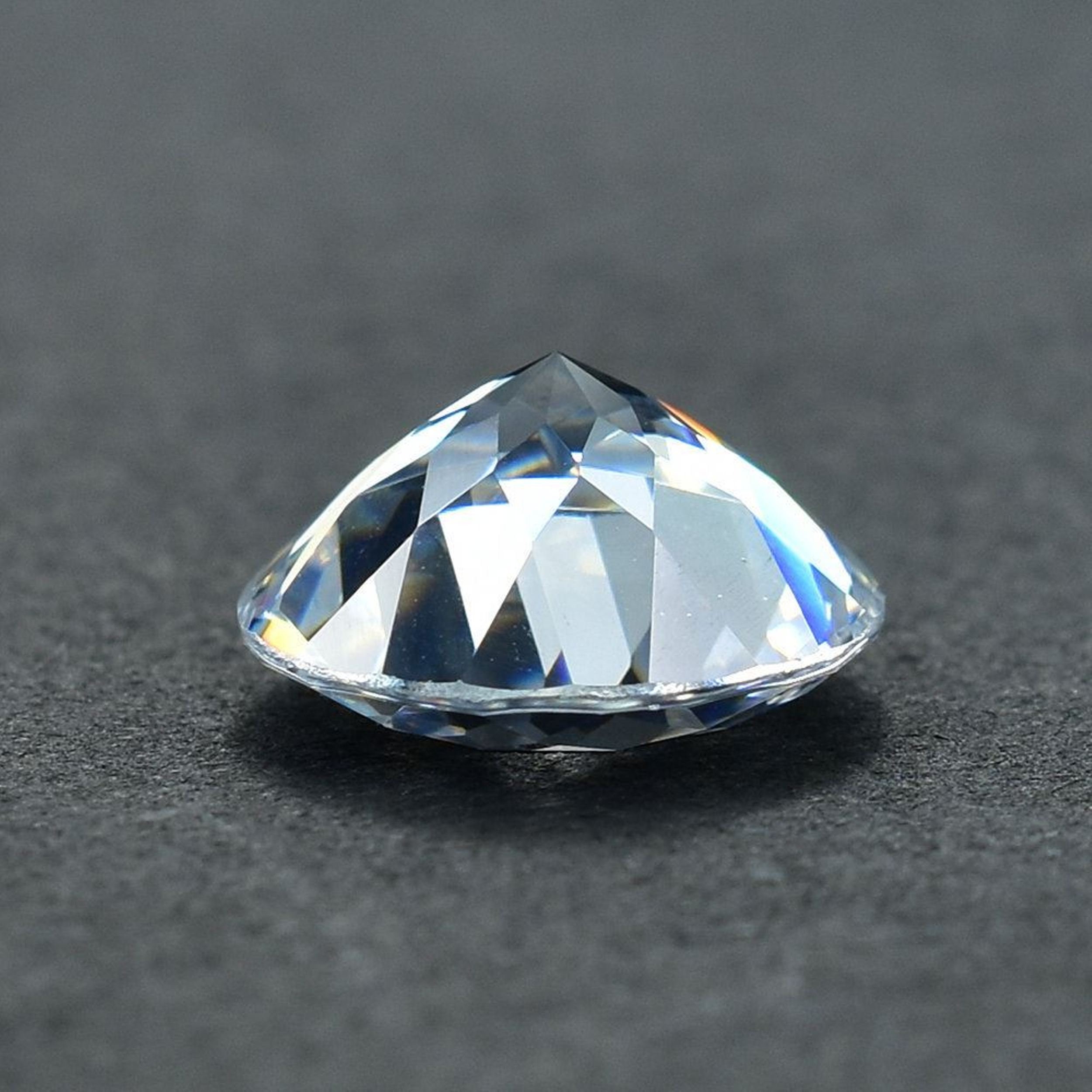 Round Cubic Zirconia Diamond Brilliant Cut Loose stones AAAAA | Etsy