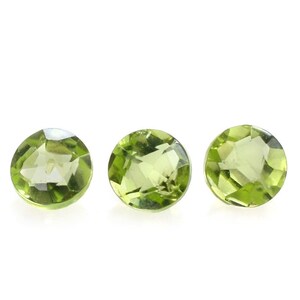 Peridot Rose Cut, Peridot Round, Round Rose Cut, Green Peridot, Loose Gemstone, August Birthstone, Round Rosecut