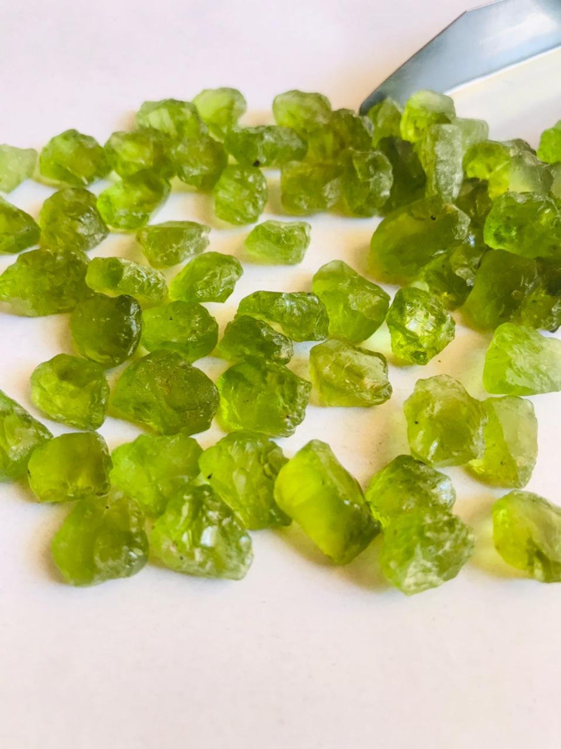 Peridot Raw Peridot Rough Natural Peridot Peridot Gemstone Etsy India
