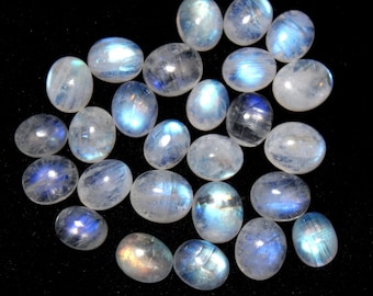 RARA + PIETRA Di Luna Arcobaleno Naturale Cabochon Pietra Preziosa
