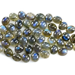 Labradorite cabochons, natural labradorite oval shape gemstone, calibrated labradorite, flat back cabochons, labradorite gemstone, gifts