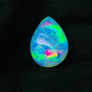 10x7mmOpal Pear Cabochon, Opal Pear Cabochon, Fire Opal Cabochon, Opal gemstone, Pear opal , Opal Gemstone,