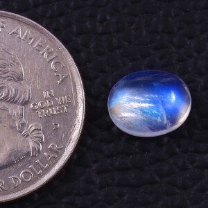 10x8mm Moonstone- Rainbow Moonstone- oval Shape Moonstone- Malibrated Moonstone- Flatback Cabochon- Natural Gemstone- Blue Fire Moonstone