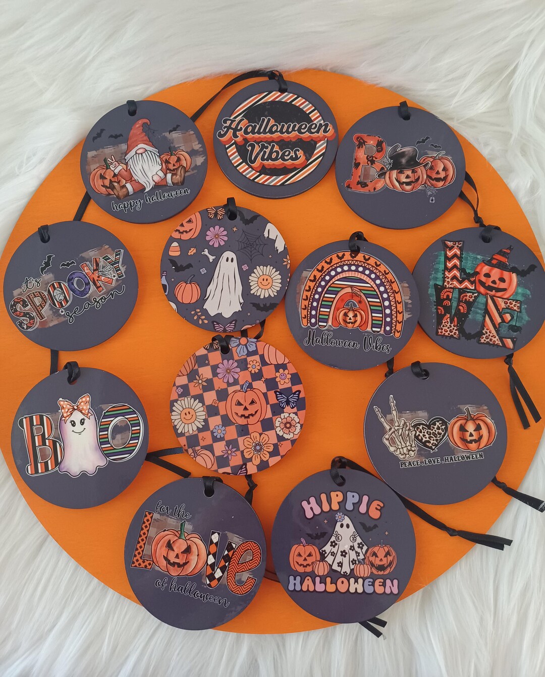 Halloween Ornaments Halloween Set Halloween Sets Halloween Etsy