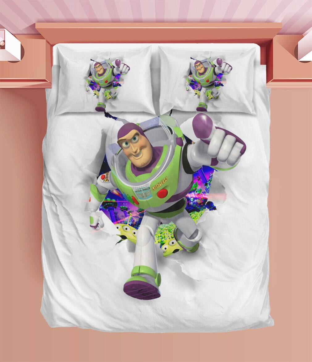Toy Story 4 duvet Buzz Lightyear bedding set comfortable Etsy