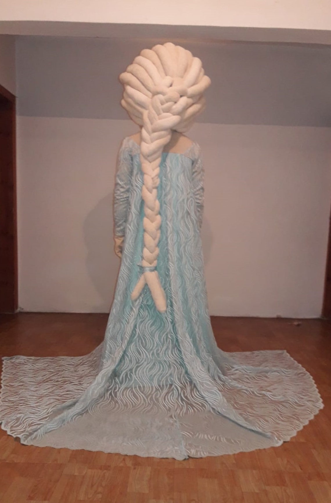 Elsa Mascot Costume Cosplay Party Fancy Dress for Adult Etsy