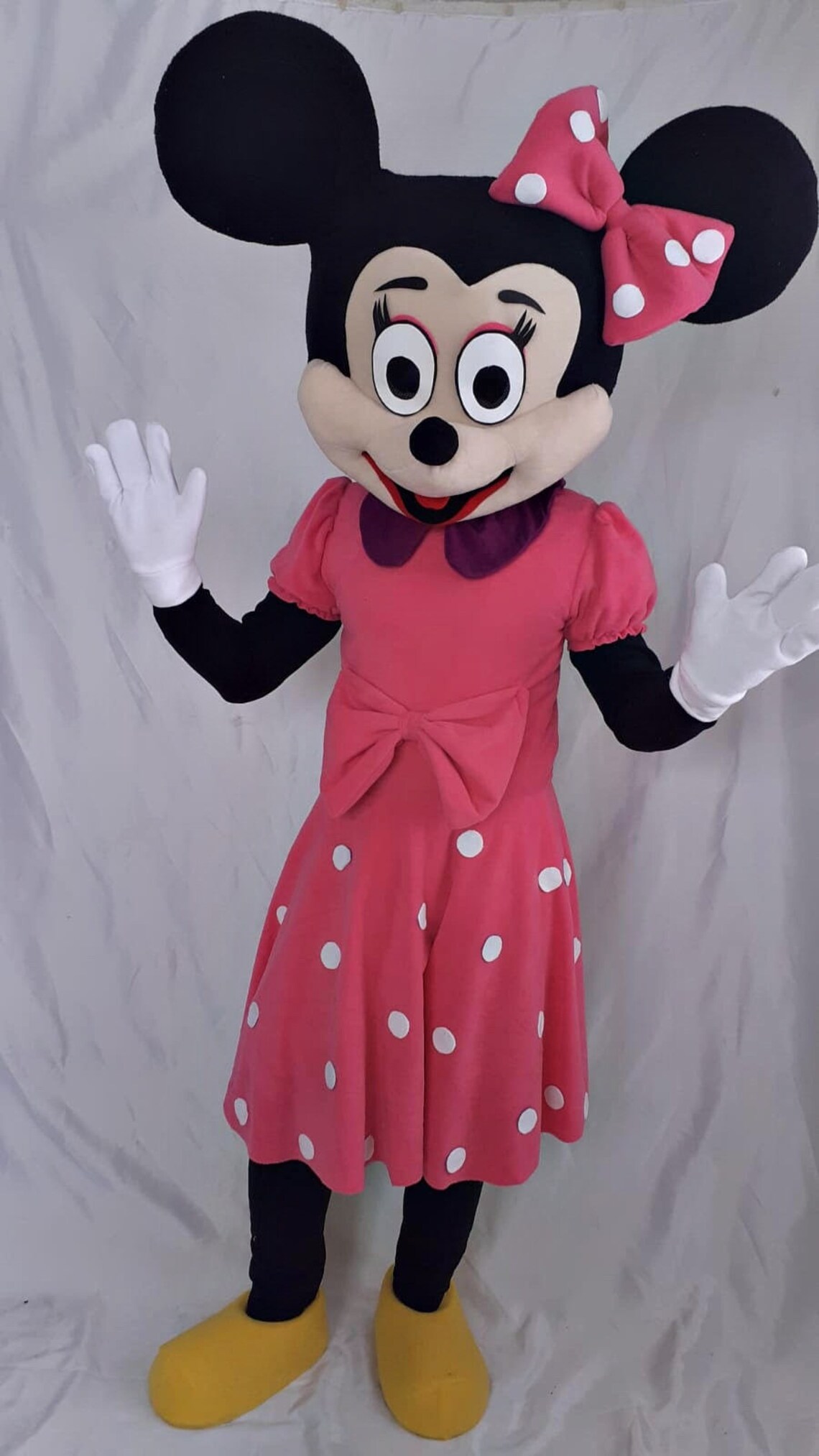 Minnie Mouse Mascot Costume Cosplay Party Fancy Dress For Etsy
