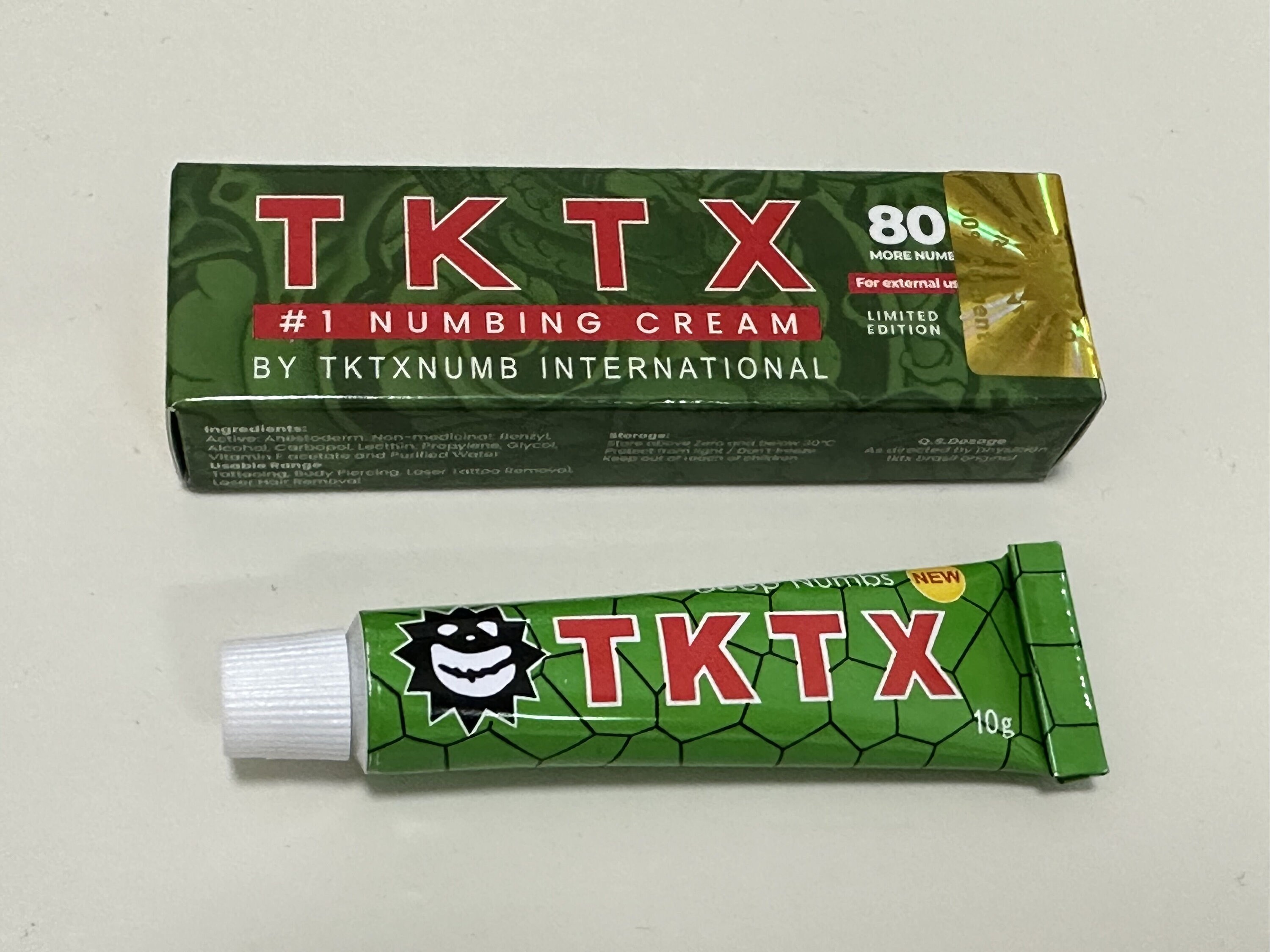 Buy Wholesale China 499 Tktx Numbing Cream Black 10g  Tktx Tattoo  Numbing Cream at USD 5  Global Sources
