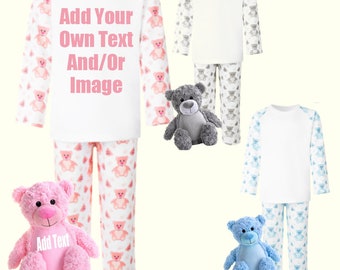 Teddy Bear Pyjamas Etsy
