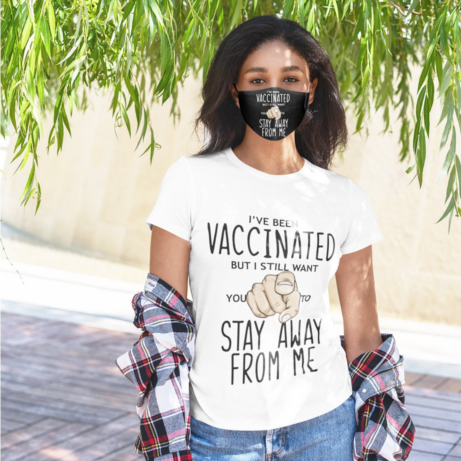 cute smart vaccinated shirt