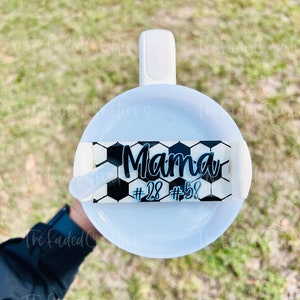 Décoration de tasse acrylique personnalisée | Plaque signalétique sportive personnalisée