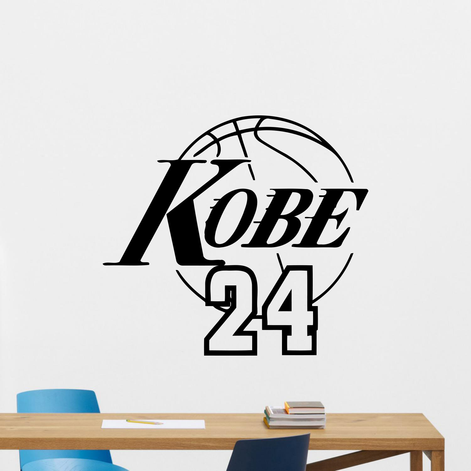 Kobe Wall Decal Kobe Bryant Sign KB 24 Vinyl Sticker Quote Etsy
