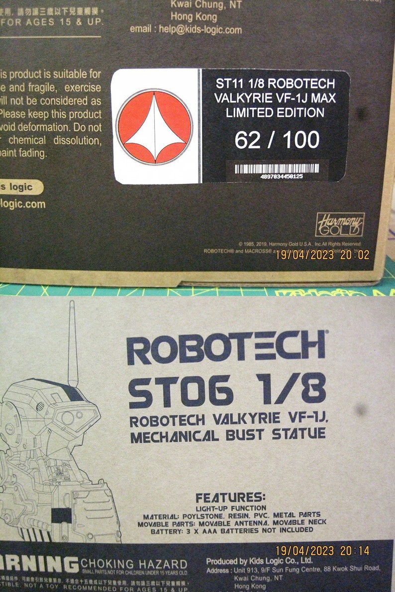 Robotech Pvc Macross Robotech Vf1j Max Maximilian Jenius Mechanical Bust 1/8 Figure ...