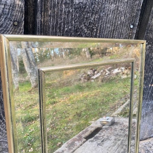 Square Mirror 80s Square Mirror Mirror 80s Square Silver Mirror Silver Mirror Retro Mirror 80s Vintage Mirror Mirror Vintage image 4