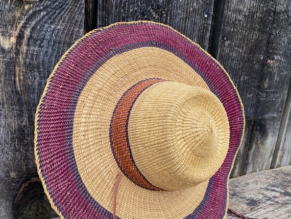 Vintage Straw Hat -- Vintage Boho Hat -- Vintage … - image 6