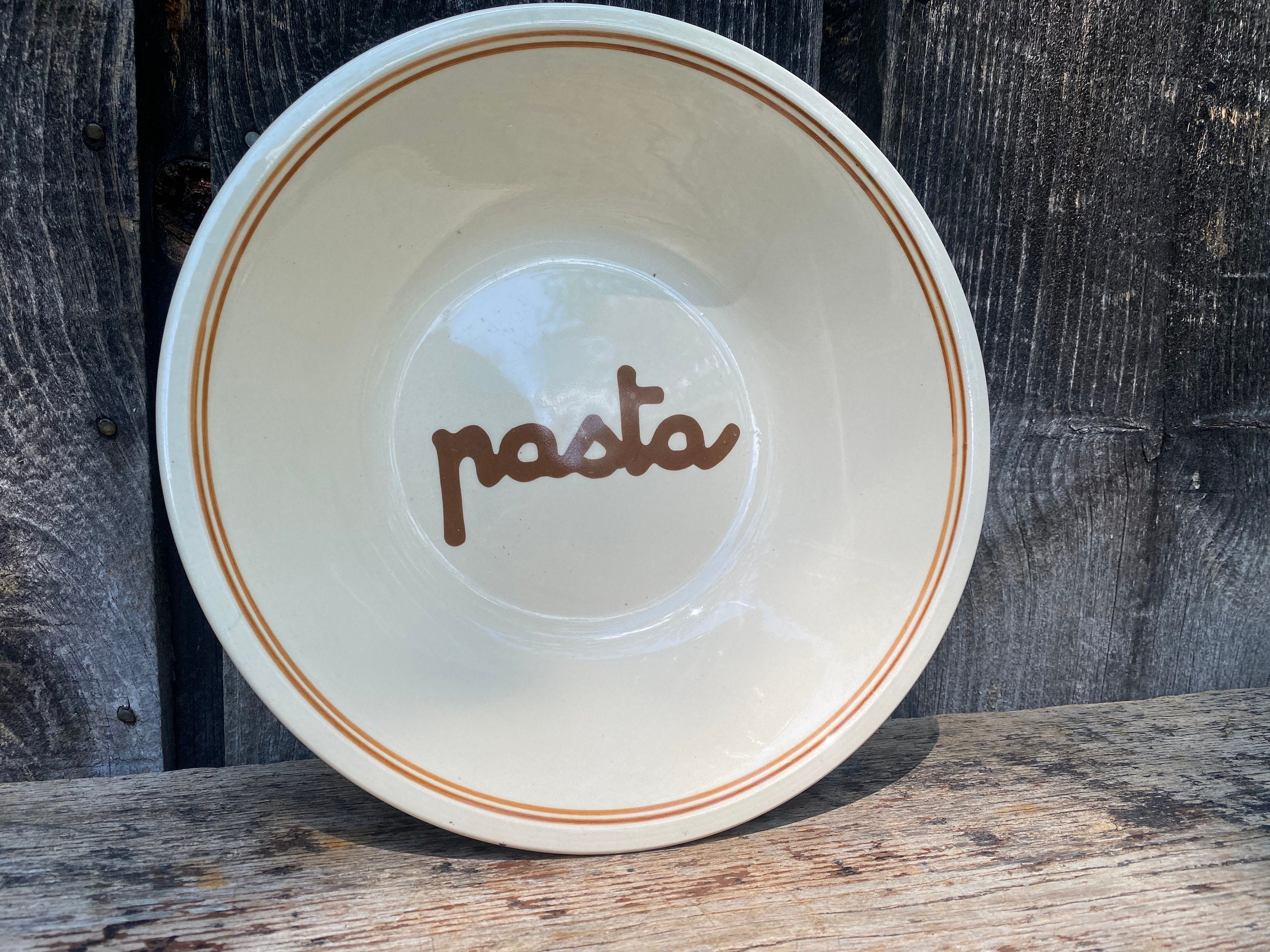 Vintage Pasta Bowl Pasta Bowl Bowl for Pasta Pasta Etsy